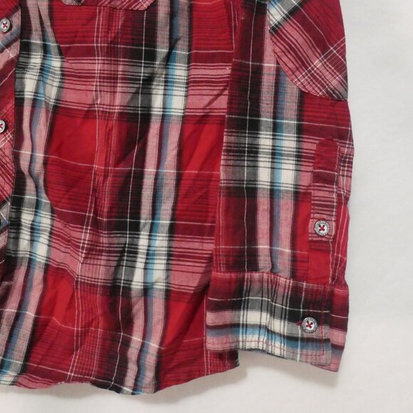 LEVI'S | medium 10-12 years | Casual Plaid Button-Up Shirt | 2 Pockets | NWOT - Picture 8 of 14